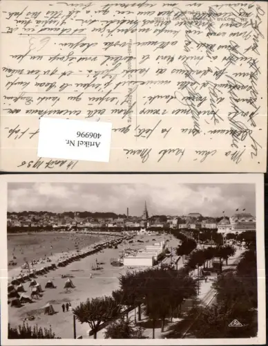 406996,Poitou-Charentes Charente-Maritime Royan Vue generale et la plage Strand