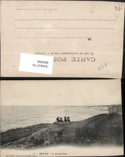 406998,Poitou-Charentes Charente-Maritime Royan La Grande Cote Küste