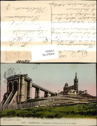 150028,Marseille Ascenseurs et Colline de N. D. de la Garde