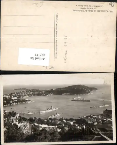 407317,Provence-Alpes-Cote-Azur Alpes-Maritimes Rade de Villefranche et le Cap Ferrat Bucht
