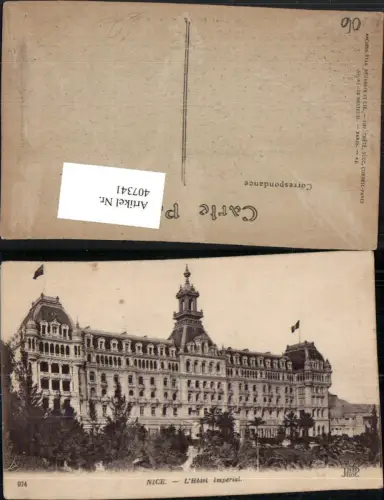 407341,Provence-Alpes-Cote-Azur Alpes-Maritimes Nice Nizza L'Hotel Hotel Imperial