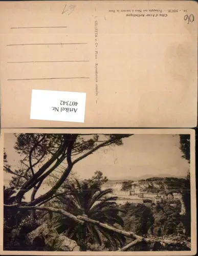 407342,Provence-Alpes-Cote-Azur Alpes-Maritimes Nice Nizza Echappee Aussicht Bäume