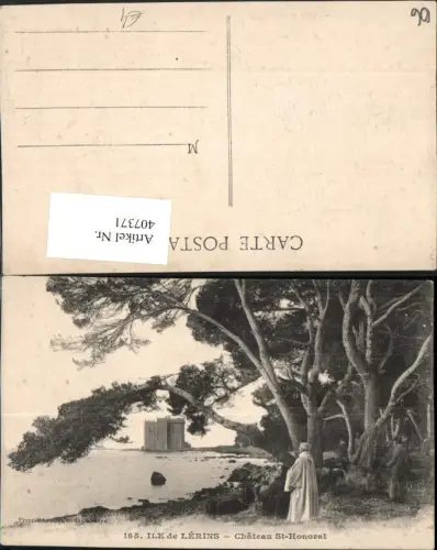 407371,Provence-Alpes-Cote-Azur Alpes-Maritimes Ile de Lerins Chateau St-Honorat Schloss