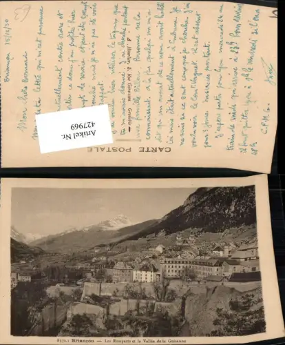 427969,Provence-Alpes-Cote-Azur Hautes-Alpes Briancon Les Remparts Totale Bergkulisse