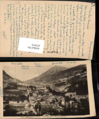 427973,Provence-Alpes-Cote-Azur Hautes-Alpes Briancon Vue Generale et Sainte-Catherine Totale