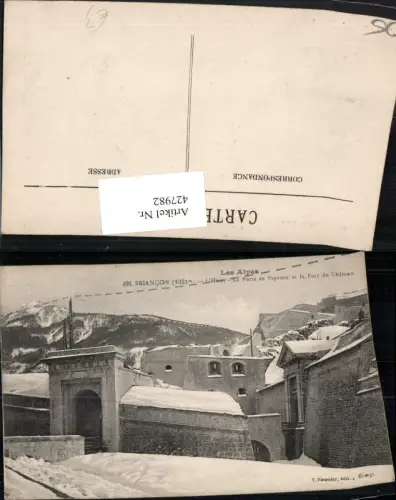 427982,Provence-Alpes-Cote-Azur Hautes-Alpes Briancon Porte de Pignerol et Fort du Chateau