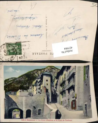 427984,Provence-Alpes-Cote-Azur Hautes-Alpes Briancon Porte Embrun et la Croix de Toulouse