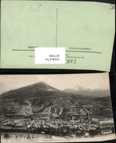427990,Provence-Alpes-Cote-Azur Hautes-Alpes Briancon Vue generale Embrun Totale