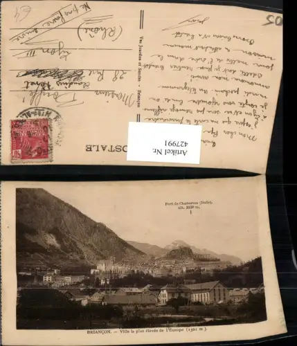 427991,Provence-Alpes-Cote-Azur Hautes-Alpes Briancon Ville la plus elevee de l'Europe Totale