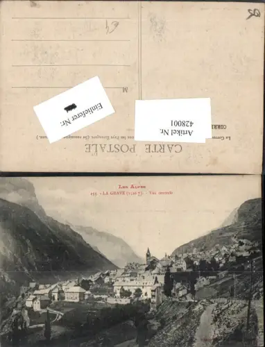 428001,Provence-Alpes-Cote-Azur Hautes-Alpes La Grave Vue centrale Totale