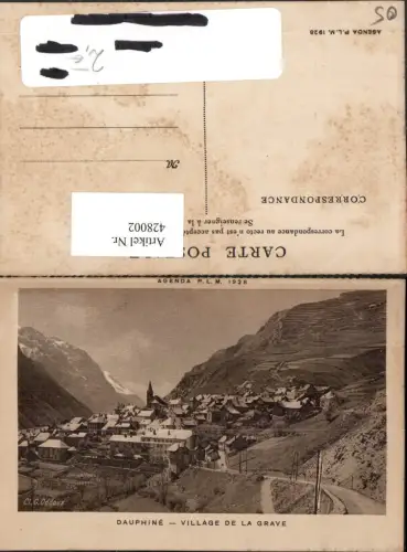 428002,Provence-Alpes-Cote-Azur Hautes-Alpes Village de la Grave Totale