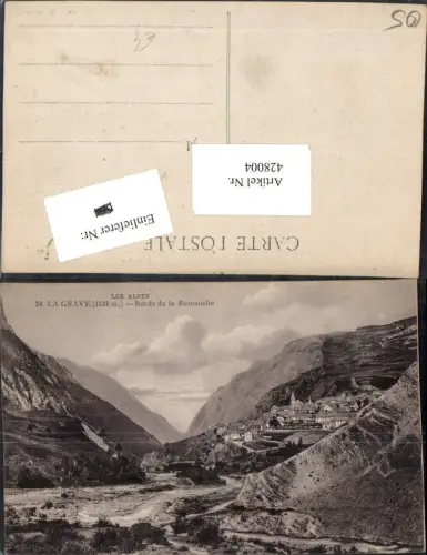 428004,Provence-Alpes-Cote-Azur Hautes-Alpes La Grave Bords de la Romanche Totale