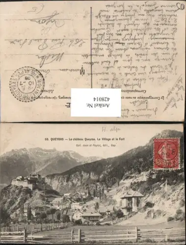 428014,Provence-Alpes-Cote-Azur Hautes-Alpes Queyras Le Chateau et Fort Festung