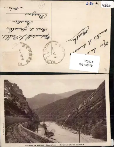 428020,Provence-Alpes-Cote-Azur Hautes-Alpes Serres Gorges du Pas de la Ruelle Schlucht