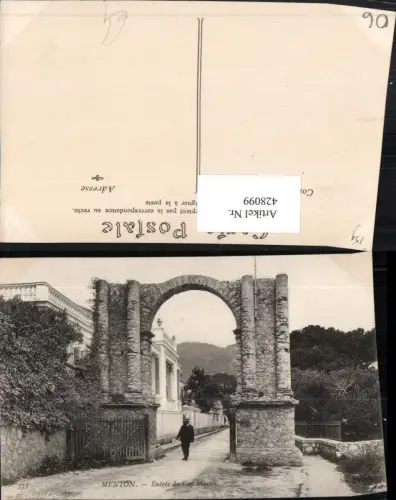 428099,Provence-Alpes-Cote-Azur Alpes-Maritimes Menton Entree du Cap Martin Tor