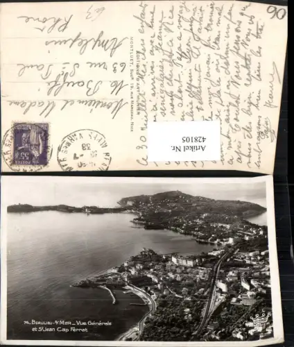 428105,Provence-Alpes-Cote-Azur Alpes Maritimes Beaulieu-sur-Mer Vue Generale Totale