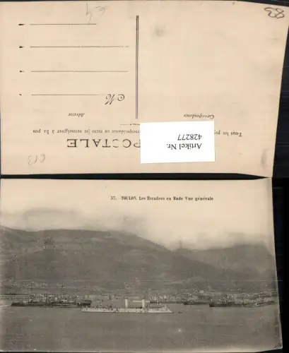 428277,Provence-Alpes-Cote-Azur Var Toulon Les Escadres en Rade Dampfer Schiffe