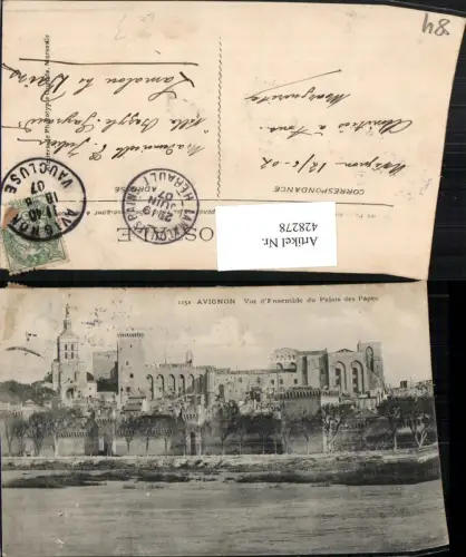 428278,Provence-Alpes-Cote-Azur Vaucluse Avignon Vue du Palais des Papes Kirche