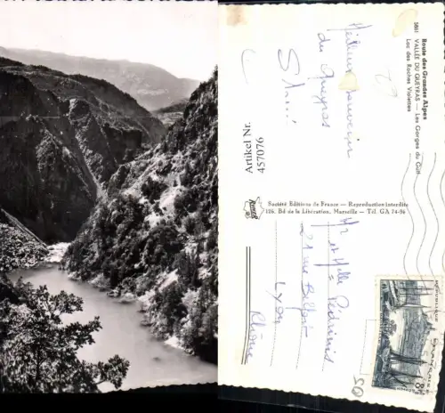 457076,Provence-Alpes-Cote-Azur Hautes-Alpes Vallee Queyras Gorges Guil Schlucht