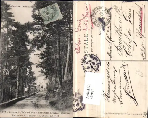 457081,Provence-Alpes-Cote-Azur Alpes-Maritimes Nice Nizza Avenue Peira-Cava