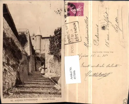 457096,Provence-Alpes-Cote-Azur Var Hyeres Rue du Repos Stiege