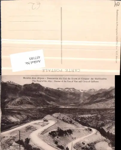 457103,Provence-Alpes-Cote-Azur Alpes-de-Haute-Provence Col de Vars Bergkulisse