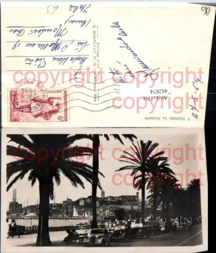 462874,Provence-Alpes-Cote-Azur Alpes-Maritimes Cannes La Crosiette Promenade Palmen