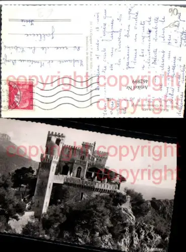 462899,Provence-Alpes-Cote-Azur Alpes-Maritimes Beaulieu-sur-Mer Chateau Madrid Schloss