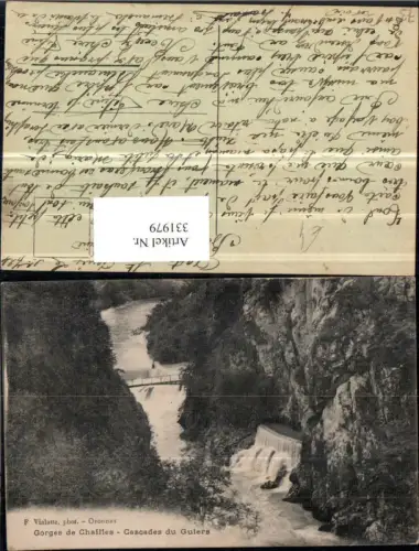 331979,Rhone-Alpes Savoie Gorges de Chailles Cascades du Guiers Wasserfall