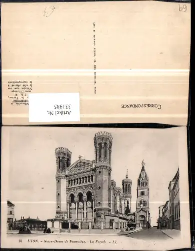 331985,Rhone-Alpes Rhone Lyon Notre-Dame de Fourviere Kirche