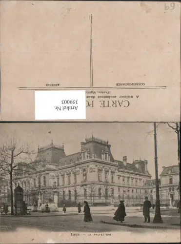 359003,Rhone-Alpes Rhone Lyon La Prefecture Gebäude