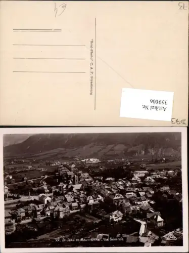 359006,Rhone-Alpes Savoie St-Jean-de-Maurienne Vue Generale Totale