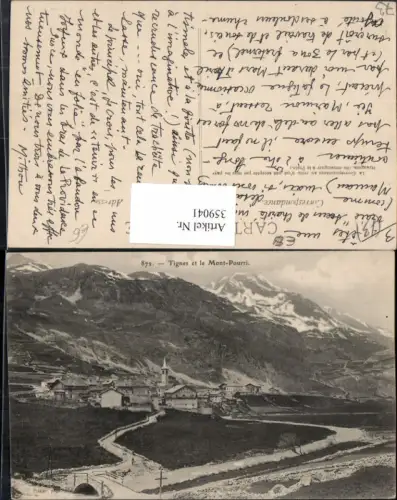 359041,Rhone-Alpes Savoie Tignes et le Mont-Pourri Totale Bergkulisse