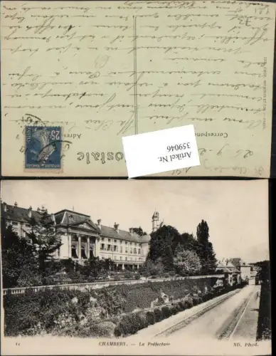 359046,Rhone-Alpes Savoie Chambery La Prefecture Gebäude