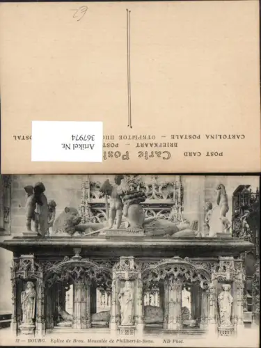 367974,Rhone-Alpes Ain Bourg-en-Bresse Eglise de Brou Mausolee Philibert-le-Beau Mausoleum