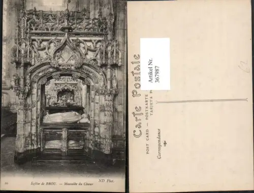 367987,Rhone-Alpes Ain Bourg-en-Bresse Eglise de Brou Mausolee du Choeur Mausoleum