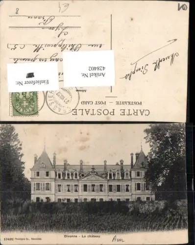 428402,Rhone-Alpes Ain Divonne Le Chateau Schloss