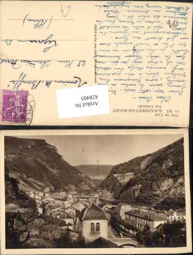 428405,Rhone-Alpes Ain St-Rambert-en-Bugey Vue Generale Totale