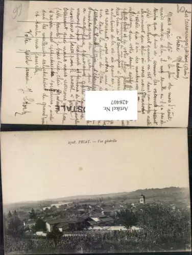 428407,Rhone-Alpes Ain Priay Vue generale Totale