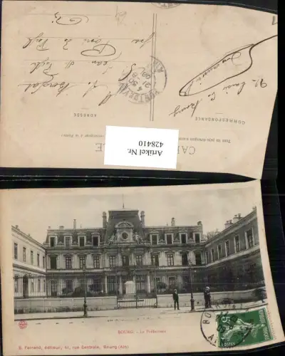 428410,Rhone-Alpes Ain Bourg La Prefecture Gebäude