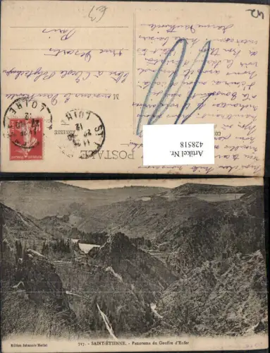 428518,Rhone-Alpes Loire Saint-Etienne Panorama du Gouffre d'enfer Landschaft