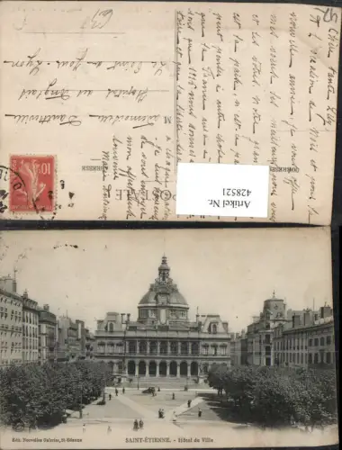 428521,Rhone-Alpes Loire Saint-Etienne Hotel de Ville Rathaus