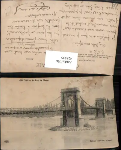 428535,Rhone-Alpes Rhone Givors Le Pont de Chasse Brücke