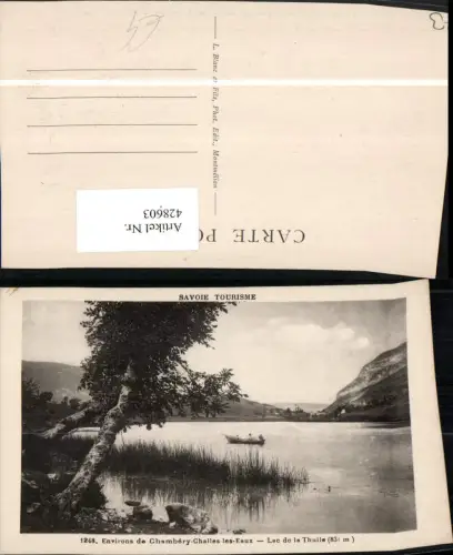 428603,Rhone-Alpes Savoie Chambery-Challes-les-Eaux Lac de la Thuile See