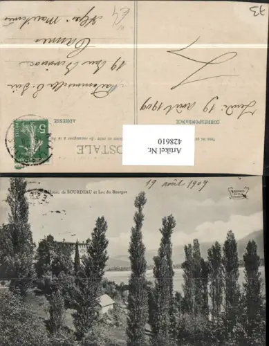 428610,Rhone-Alpes Savoie Chateau de Bourdeau et Lac du Bourget Schloss See