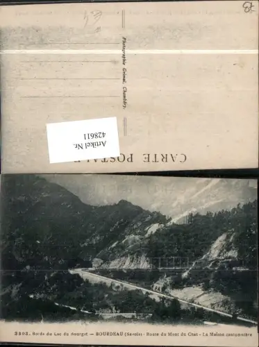 428611,Rhone-Alpes Savoie Bourdeau Route du Mont du Chat Maison cantonniere