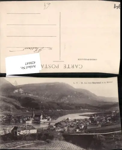 428647,Rhone-Alpes Haute-Savoie Les deux Seyssel et le Rhone Totale