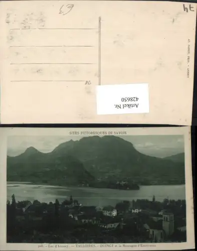 428650,Rhone-Alpes Haute-Savoie Lac Annecy Talloires Duingt et la Montagne d'Entreverne