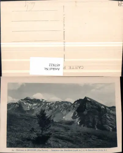457822,Rhone-Alpes Haute-Savoie Morzine Sommets Hautforts Bergkulisse