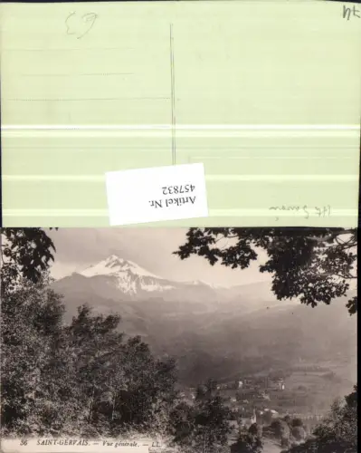 457832,Rhone-Alpes Haute-Savoie Saint-Gervais Vue generale Totale